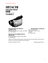 Hitachi VME-835LA - Camcorder User manual