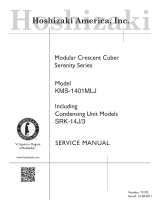 Hoshizaki KMS-1401MLJ User manual