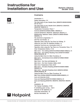 Hotpoint DE47X/2 User manual