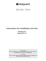 Hotpoint RTA41N User manual