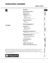 Hotpoint VTD 6000 P (UK) User manual