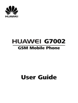 Huawei Myon G7002 User manual