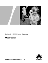 Huawei EchoLife-HG532 User manual