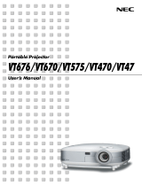 NEC VT575 User manual