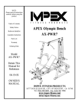 Marcy AX-PWR7 User manual