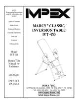 Marcy IVT-450 User manual