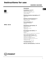 Indesit WIXL 123 S (UK) User manual