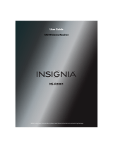 Insignia NS-R2001 AM/FM Stereo Receiver User manual