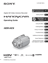 Sony HDR-HC9 User manual