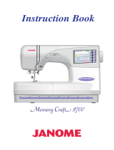 JANOME Memory Craft 9700 User manual
