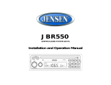 Jensen JBR550 User manual