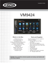 Jensen VM9424 Installation guide