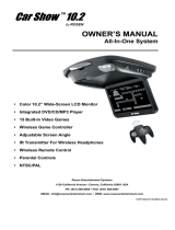 Rose-electronics Car Show - CS1000DVD User manual