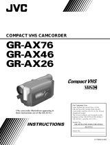 JVC GR-AX26 User manual