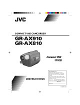 JVC GR-AX810 User manual