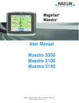 Magellan Maestro 3140 User manual