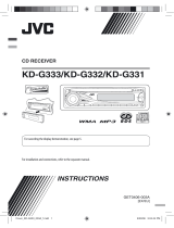 JVC KD-G332 User manual