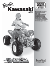 Power Wheels Barbie KFX re-released 2012 User manual