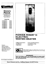 Kenmore Power Miser 12 153.320592 HT User manual
