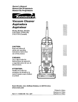 Kenmore 21637035700 User manual