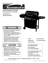 Kenmore 16657 - 3 Burner Grill User manual