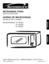 Kenmore MICROWAVE OVEN 721.65229 User manual