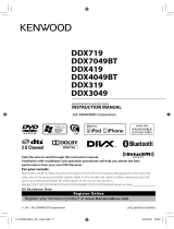 Kenwood DDX4049BT User manual