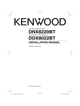Kenwood DDX 8022 BT User manual