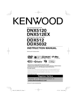 Kenwood DNX512EX User manual
