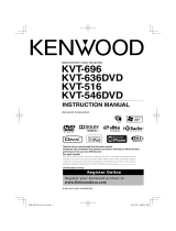 Kenwood KVT-546DVD User manual
