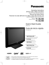 Panasonic TC-32LX85 Operating Manual (English User manual