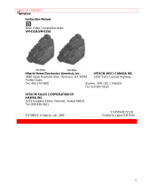 Hitachi VM-E55A User manual