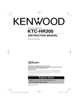 Kenwood KTC-HR300 - HD Radio Tuner Box User manual