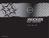 Kicker CVT8 User manual