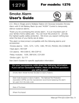 Kidde 1276 User manual