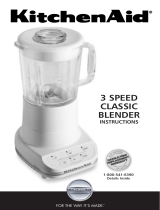 KitchenAid 3 Speed Classic Blender User manual