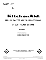 KitchenAid KCM534ER0 User manual