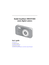 Kodak V803 - EASYSHARE Digital Camera User manual