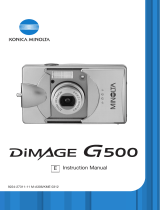 Konica Minolta G500 User manual