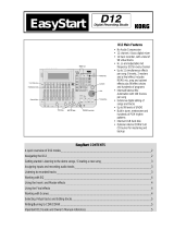 Korg D12 User manual