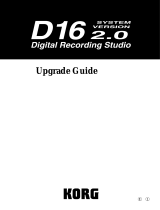 Korg D16 User manual