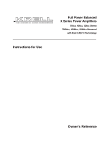 Krell Industries 350Mcx User manual