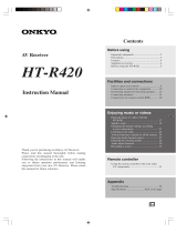 ONKYO HT-R420 User manual