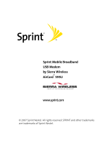 Sprint Nextel AIRCARD 595U User manual
