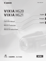 Canon Vixia HG20 User manual