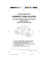 Lenoxx Electronics CD-2036 User manual