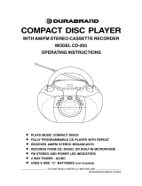 Durabrand CD-203 User manual