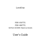 LevelOne FSW-0807TX User manual