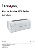 Lexmark X2500 User manual
