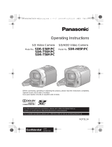 Panasonic SDR-T55PC User manual